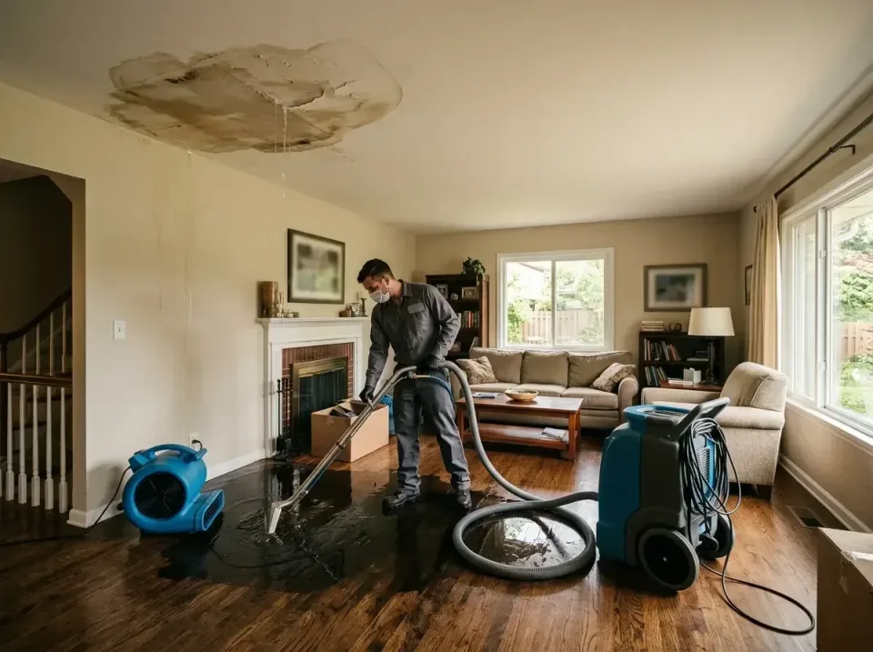 attic-pipe-burst-ceiling-drip-008 — frequently asked questions, Water Damage Restoration & Carpet Care in Nassau Village-Rat…